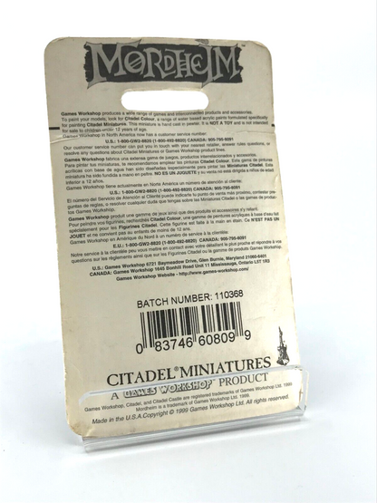 Cult Beastmen Mordheim Blister - Warhammer Fantasy Classic Metal C791