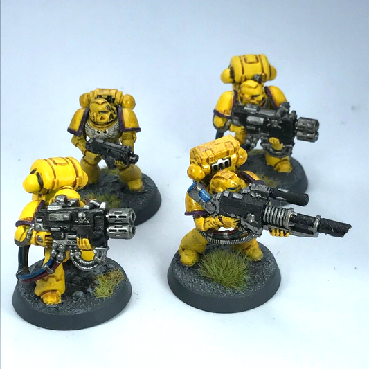 Imperial Fists Devastator Squad Space Marines - Painted - Warhammer 40K C188