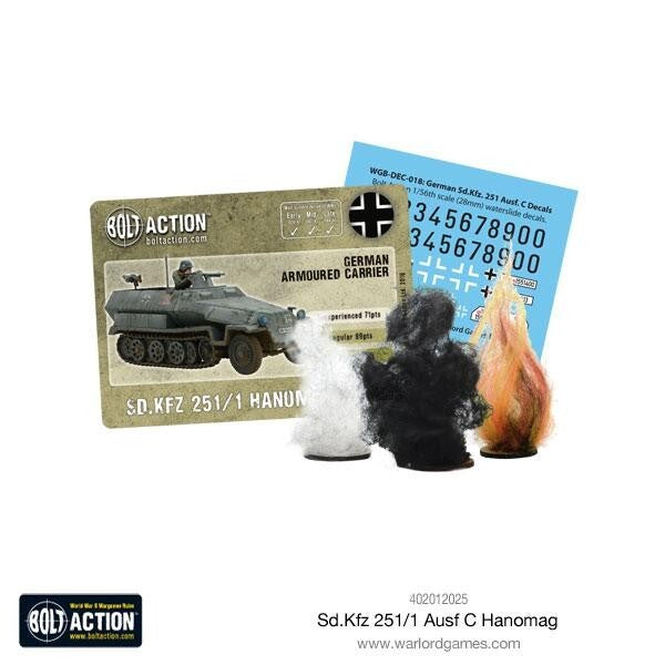 SD.KFZ 2251/1 AUSF C Hanomag - Mid-War - Warlord Games Bolt Action Miniatures