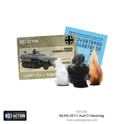 SD.KFZ 2251/1 AUSF C Hanomag - Mid-War - Warlord Games Bolt Action Miniatures