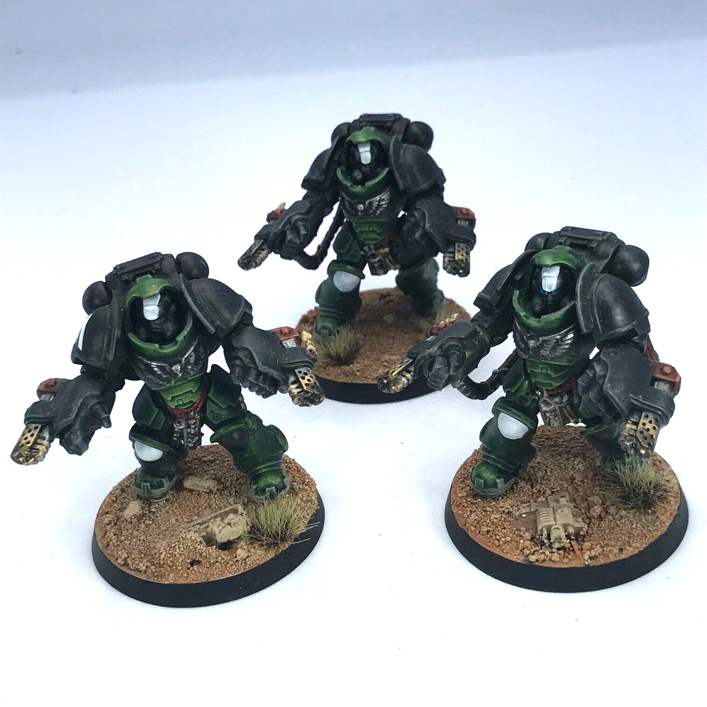 Salamanders Primaris Aggressors Space Marines - Warhammer 40K Painted C4701