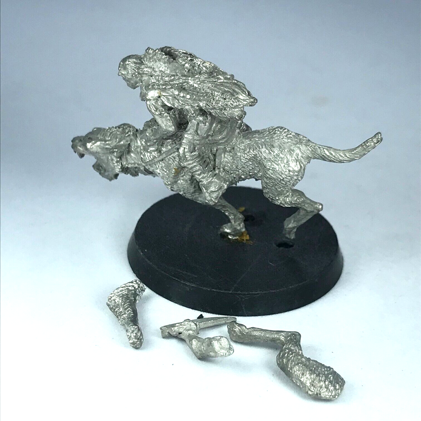 Metal Sharku Orc Warg Rider - LOTR / Warhammer / Lord of the Rings X11725