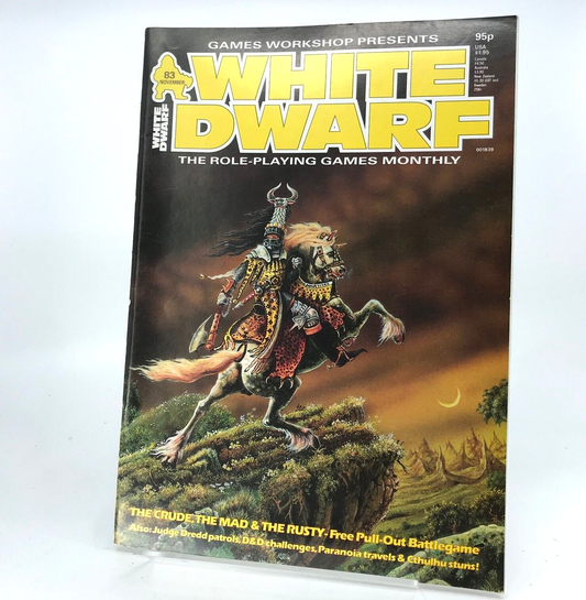 White Dwarf 83 Magazine Games Workshop Warhammer Fantasy 40,000 40K M635