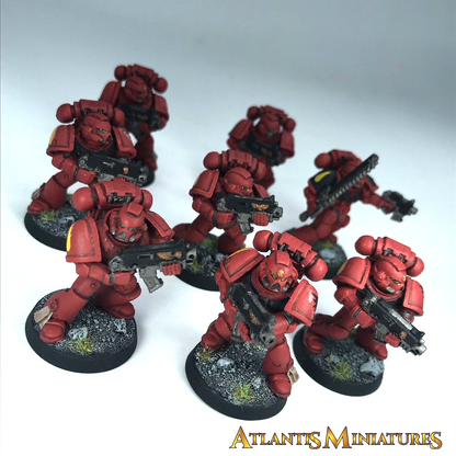 Blood Angel Tactical Squad Space Marines - Painted - Warhammer 40K C761