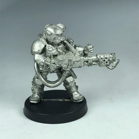 Metal Kasrkin Stormtrooper Flamethrower Imperial Guard - Warhammer 40K X5316