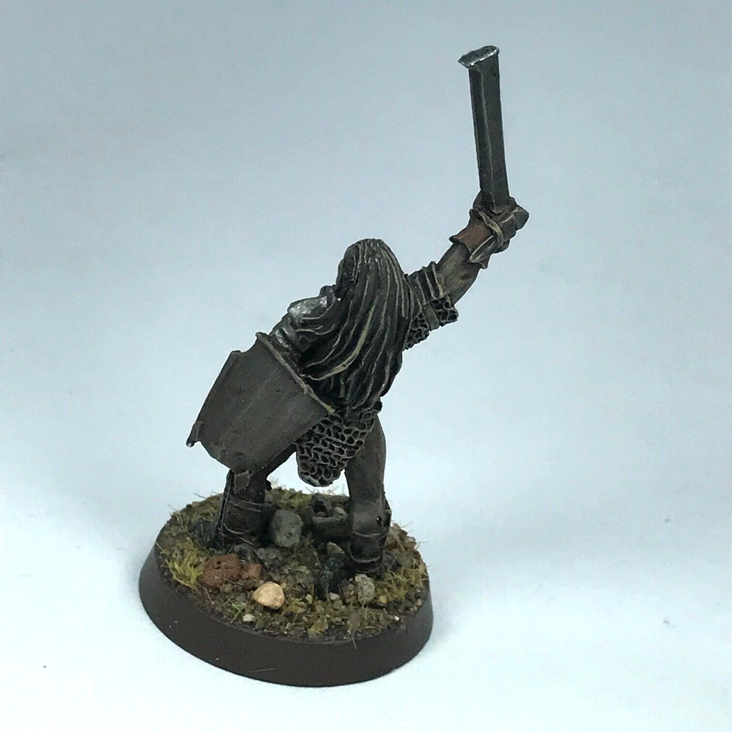 Metal Uruk Hai Captain - Painted - Warhammer / Lord of the Rings X4594