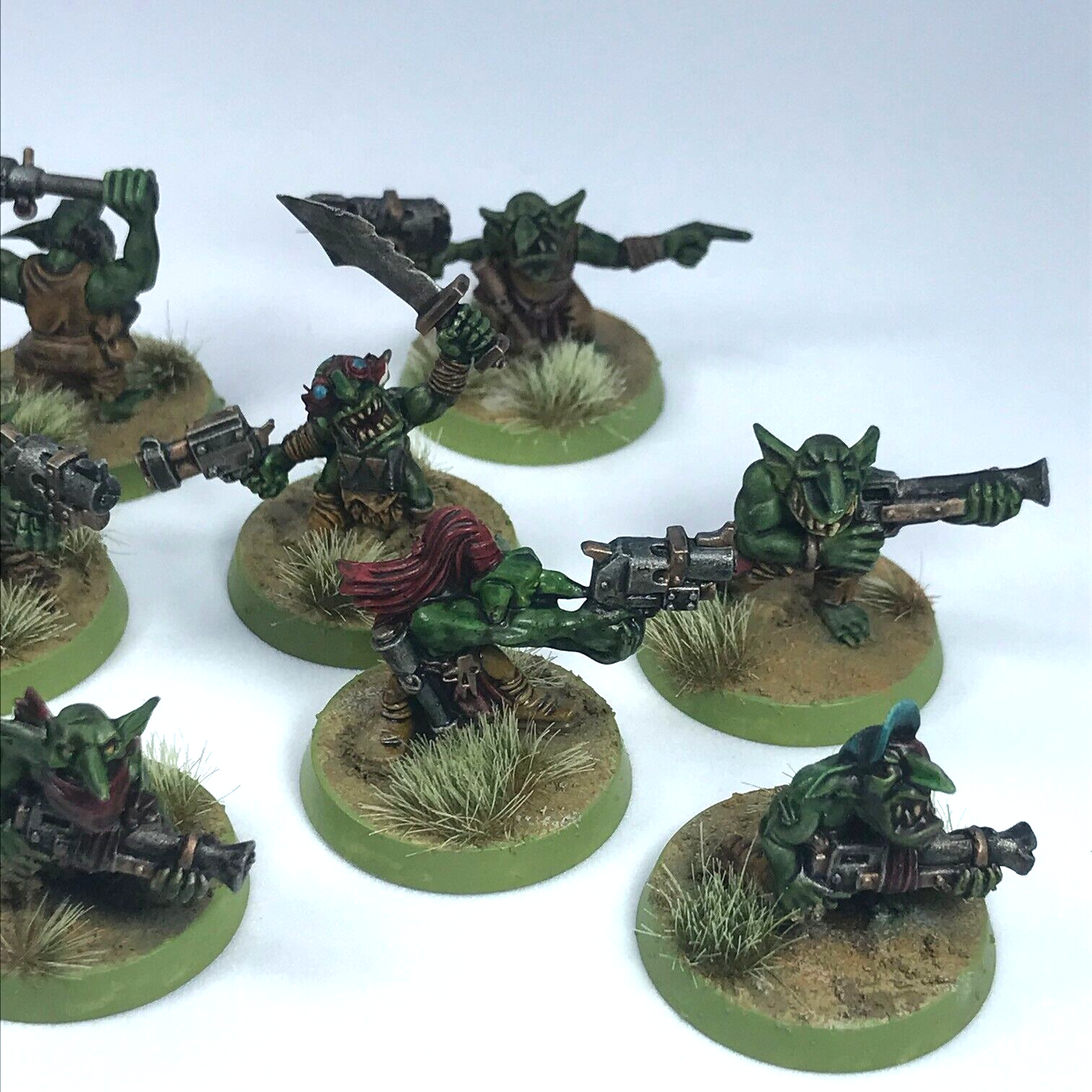 Space Ork Gretchin Squad - Painted - Warhammer 40K C2671