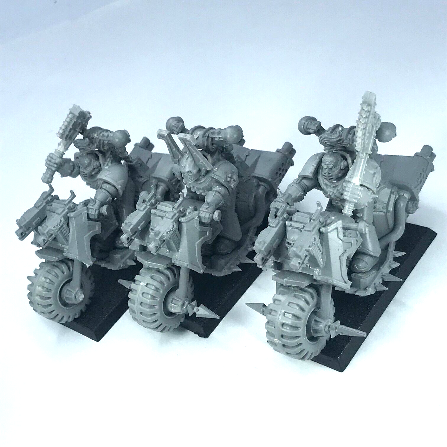 Classic Khorne Chaos Space Marine Bike Squad - Warhammer 40K C3921