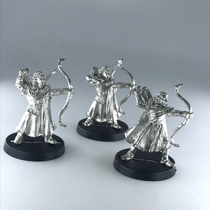 Lothlorien Wood Elf Archers Elves - Warhammer / Lord of the Rings Metal X3283