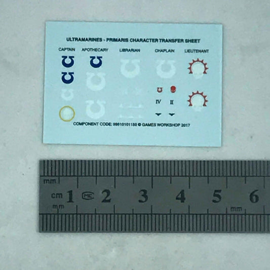 Ultramarines Character Space Marines Transfer Sheet - Warhammer 40K T146