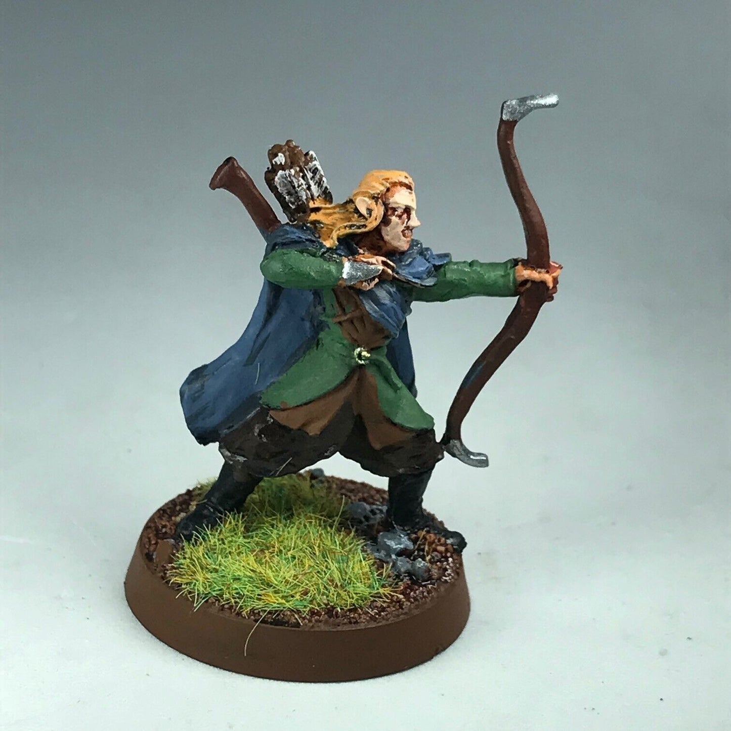 Metal Lothlorien Wood Elf Archer - Painted - Warhammer / Lord of the Rings X3190