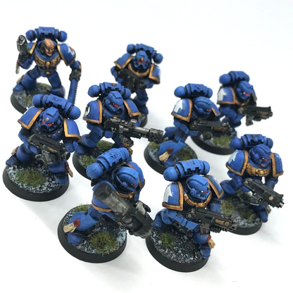 Space Marine Tactical Squad Ultramarines - Painted - Warhammer 40K C2556