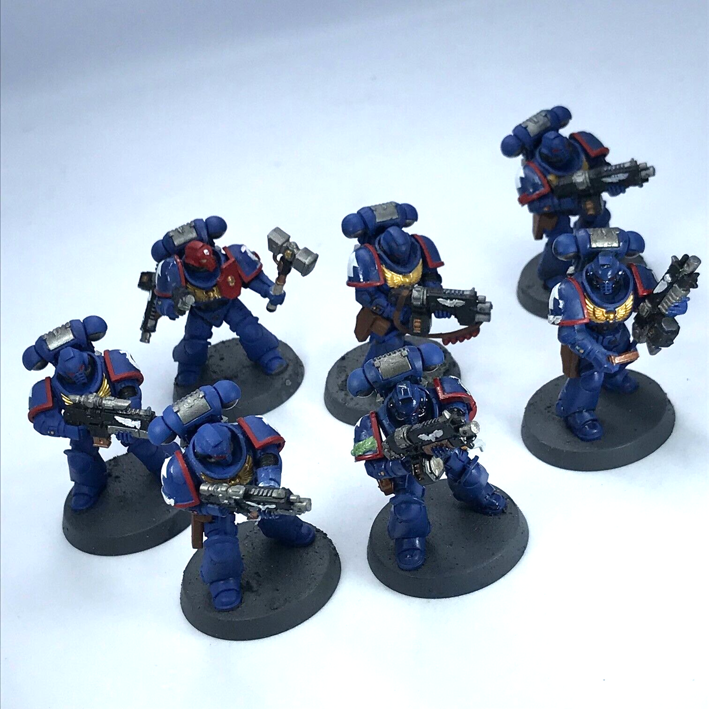 Primaris Intercessors Ultramarines Space Marines - Painted Warhammer 40K C4011