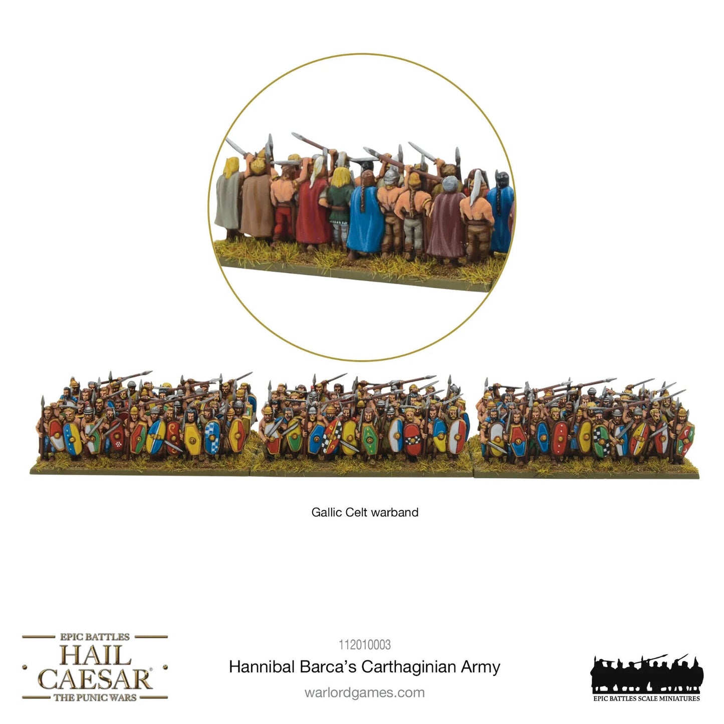 Hannibal Barca's Carthaginian Army - Warlord Games Hail Caesar Epic Miniatures