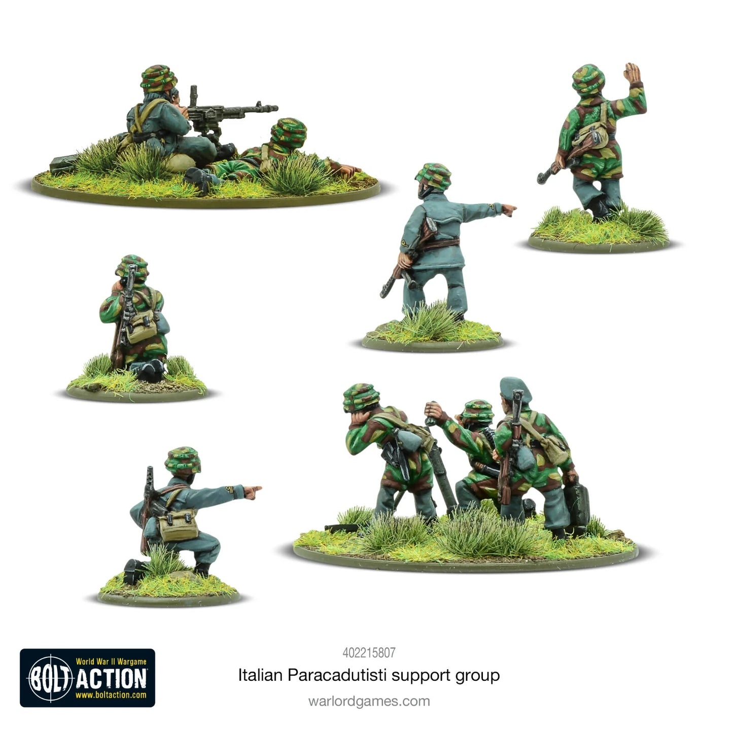 Italian Paracadutisti Support Group - Warlord Games Bolt Action Miniatures