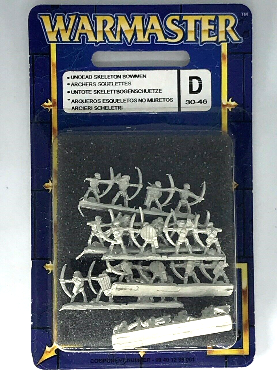 Classic Undead Skeleton Bowmen Blister - OOP - Warmaster Warhammer C952