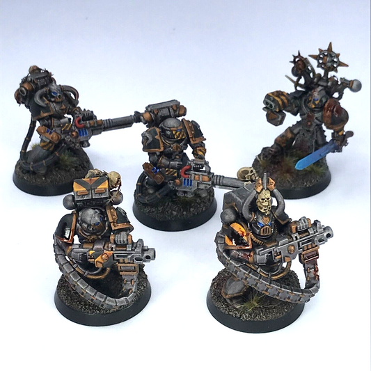 Iron Warriors Havoc Squad Space Marines - Painted - Warhammer 40K C734