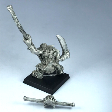 Orc Big Uns Standard Bearer Dated 1996 Orcs & Goblins Citadel Warhammer X11930