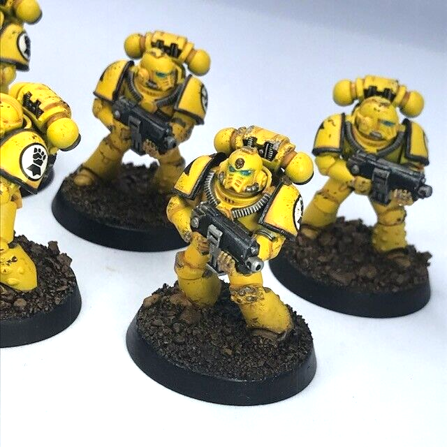 Imperial Fists Tactical Squad - Warhammer 30K Games Workshop Painted C4781