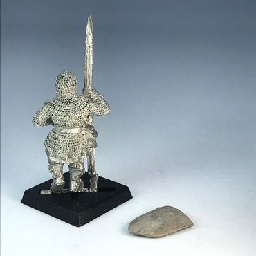 Bretonnia Men At Arms Spearman - Warhammer Fantasy Classic Metal GW X11037