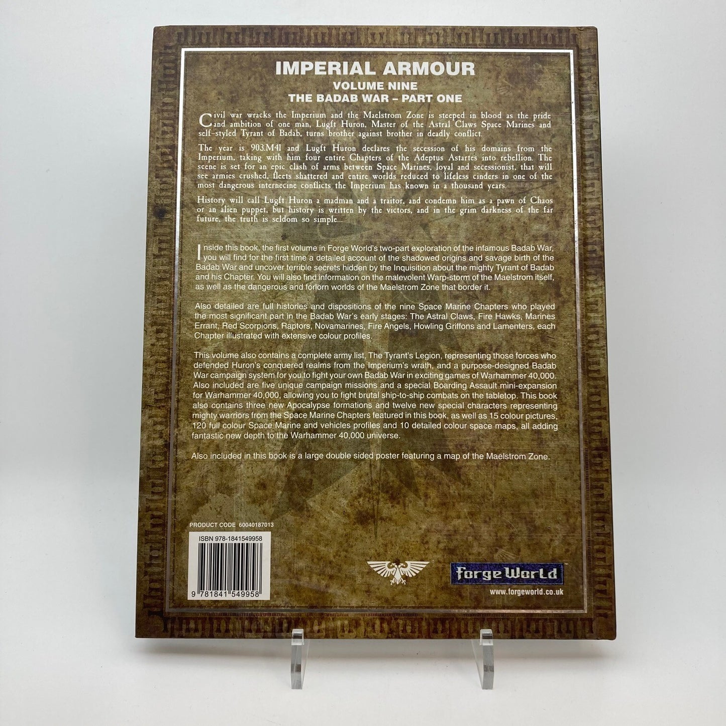 Imperial Armour Book - Damaged Lot - Warhammer 40k Games Workshop M1649