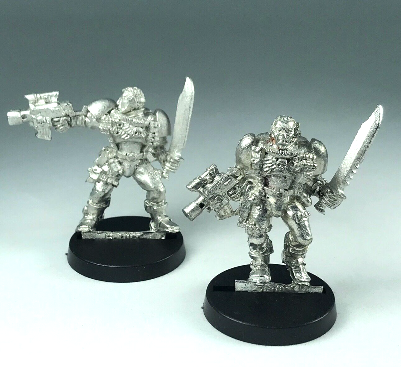 Classic Metal Space Marine Scout Pair - Warhammer 40K X1435