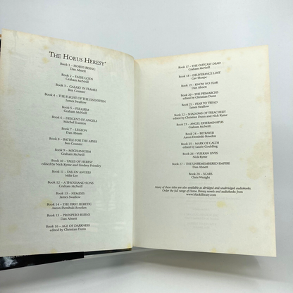 The Unremembered Empire - Dan Abnett 2013 Black Library Horus Heresy M1714