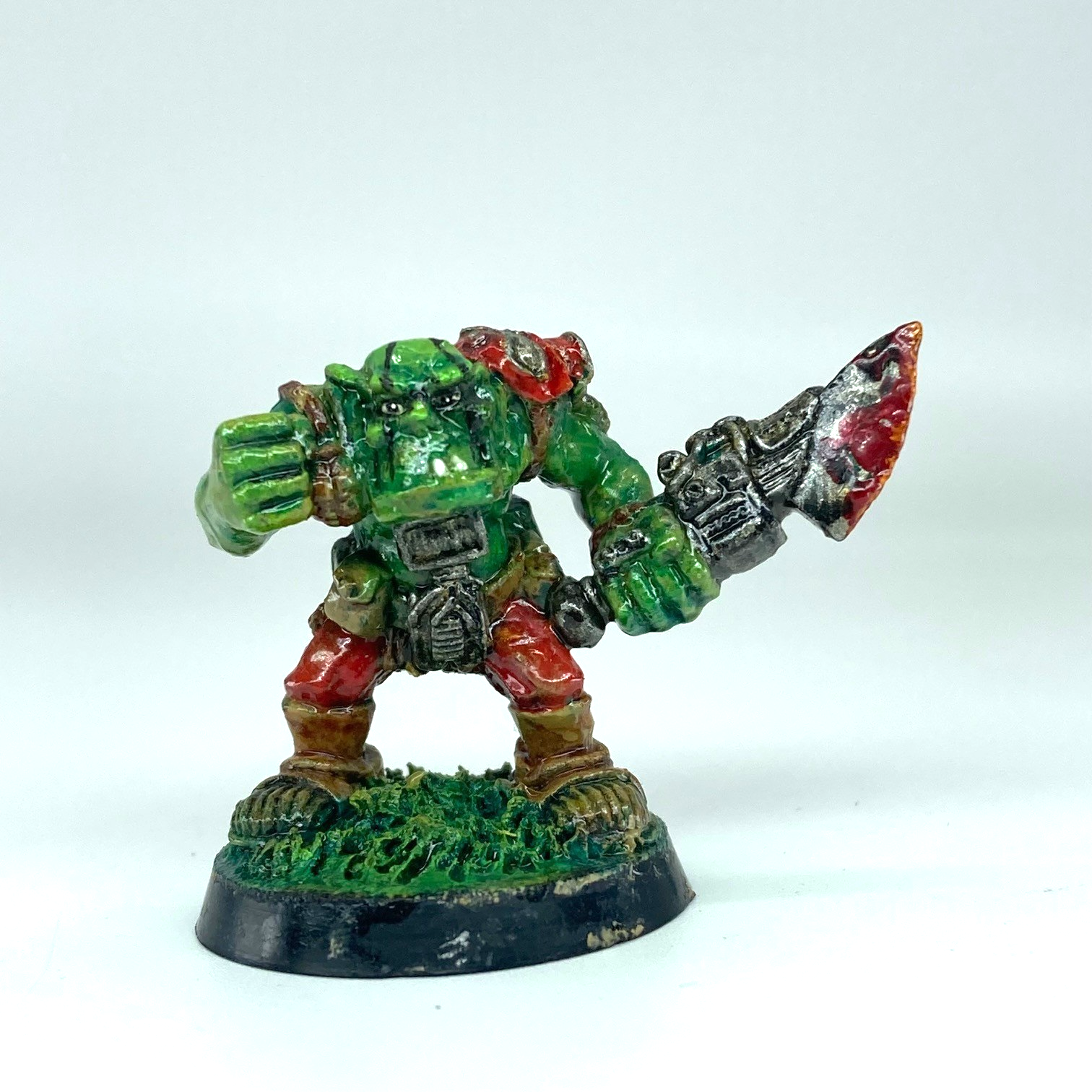 Ork trooper - rogue trader space orks 1988 - painted warhammer 40k metal x16895