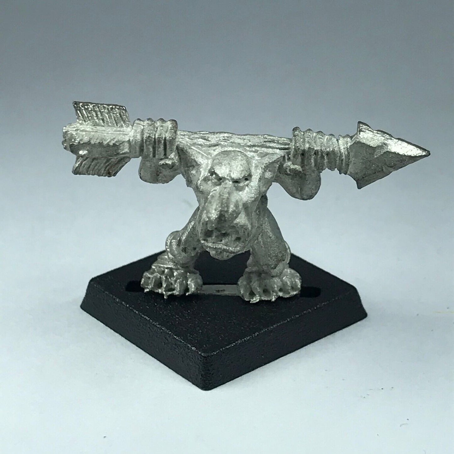 Metal Orc Spear Chukka Thrower Goblin Crew - Warhammer Fantasy X10183