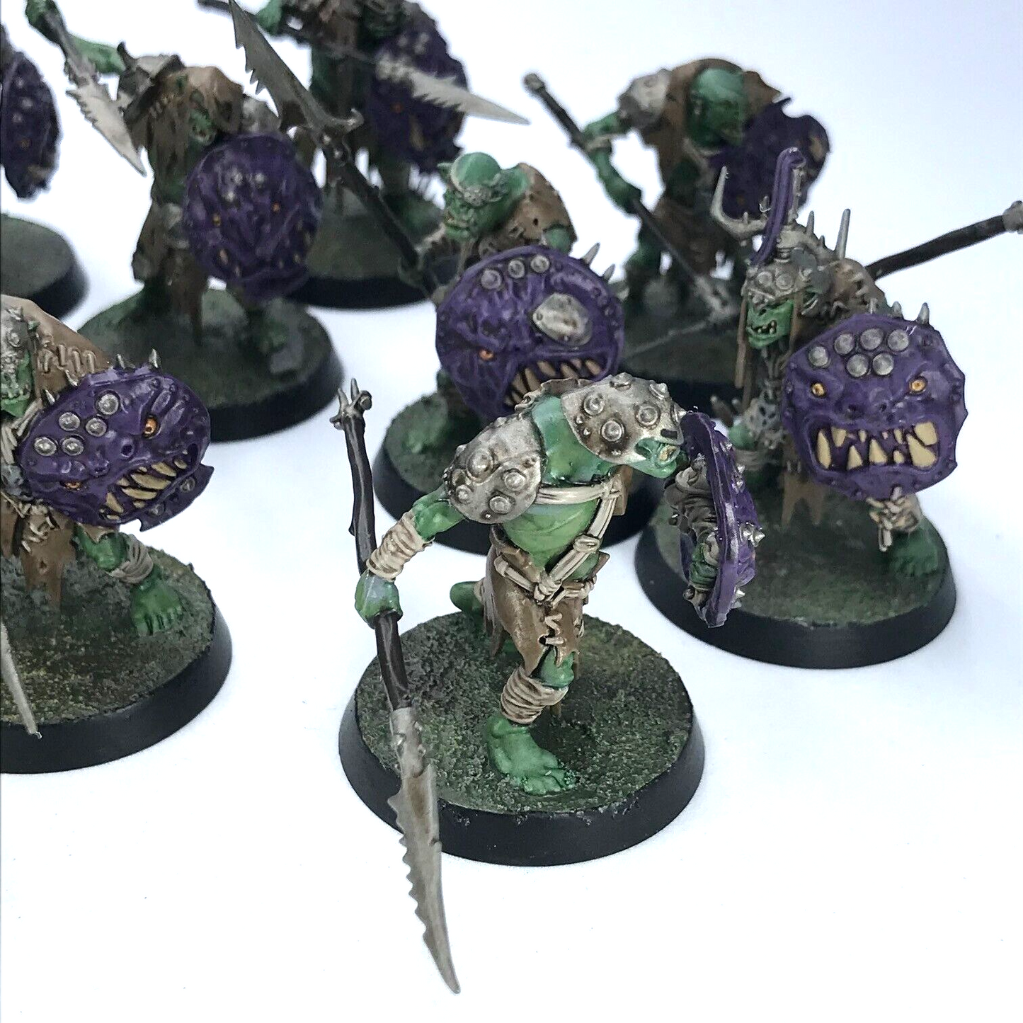 Gutrippaz with Stikkas  Orruk Warclans - Painted - Warhammer Age of Sigmar C2276