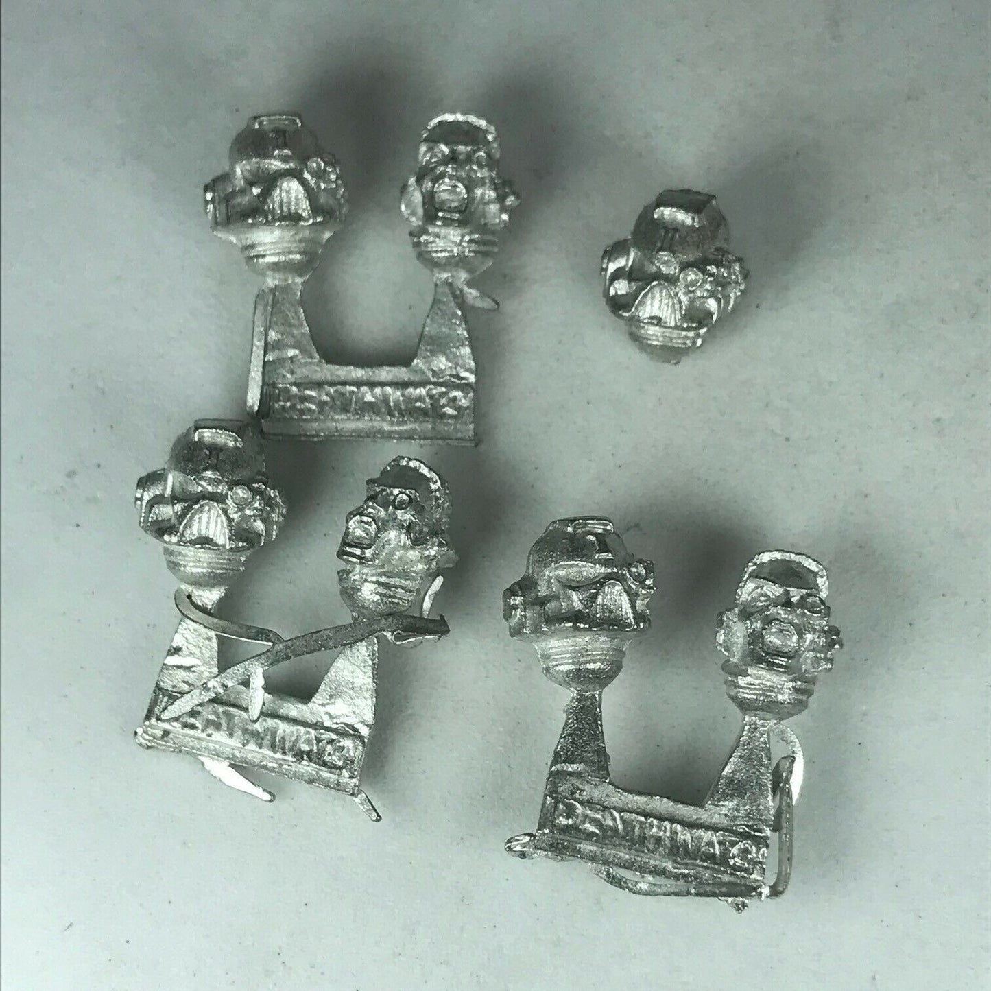 Metal Space Marine Deathwatch Death Watch Heads - Warhammer 40K X8007