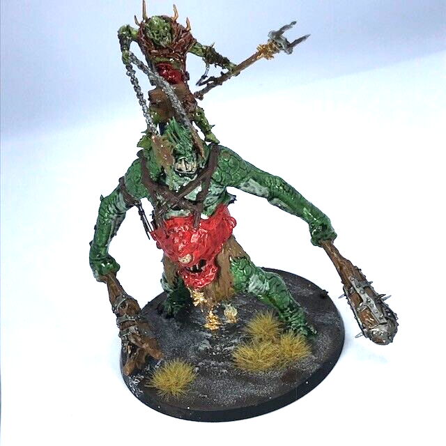 Breaka-boss on Mirebrute Troggoth Orruk Wartribes - Warhammer Age of Sigmar