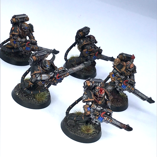 Iron Warriors Havoc Squad Space Marines - Painted - Warhammer 40K C3165