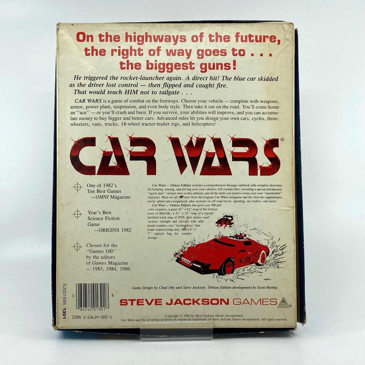 Car Wars Deluxe Edition - Steve Jackson Games - Unsure if Complete W137