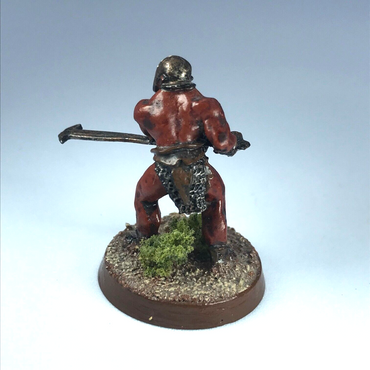 Uruk Hai Beserker - LOTR Warhammer Lord of the Rings Painted Metal X2337