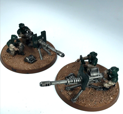 Cadian Autocannon Squad Imperial Guard - Painted - Warhammer 40K C2024