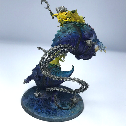 Loonboss on Mangler Squigs Gloomspite Gits - Painted Warhammer Age of Sigmar