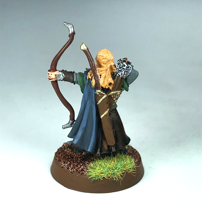 Metal Lothlorien Wood Elf Archer - Painted - Warhammer / Lord of the Rings X4345