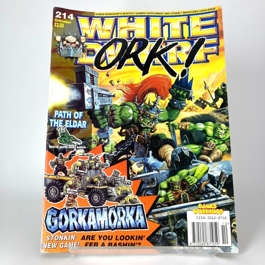 White Dwarf 214 Magazine Games Workshop Warhammer Fantasy 40,000 40K M1555