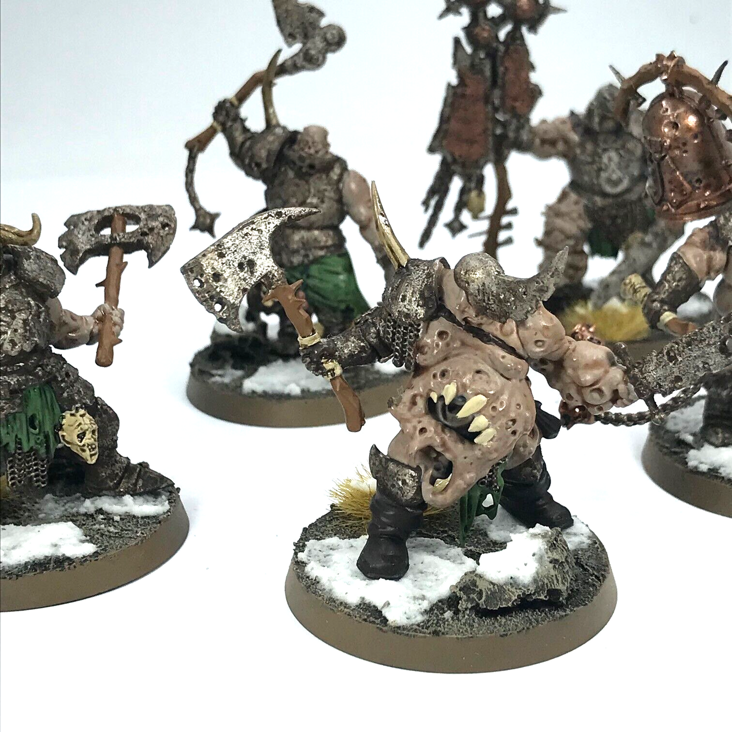 Maggotkin of Nurgle Blightkings Painted - Warhammer Age of Sigmar C2496