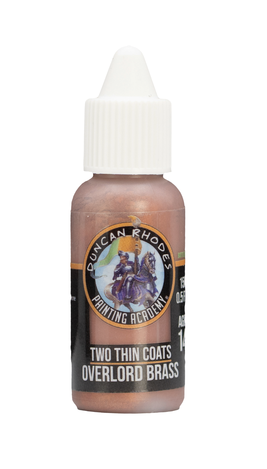 Overlord Brass Two Thin Coats Paints Duncan Rhodes Painting Academy - 15ml