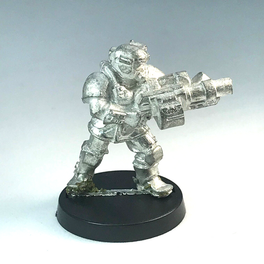 Metal Imperial Guard Kasrkin Stormtrooper Grenade Launcher - Warhammer 40K X4141