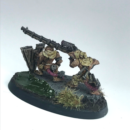 Skaven Warplock Jezzail Team - Warhammer Fantasy Games Workshop Painted X2559