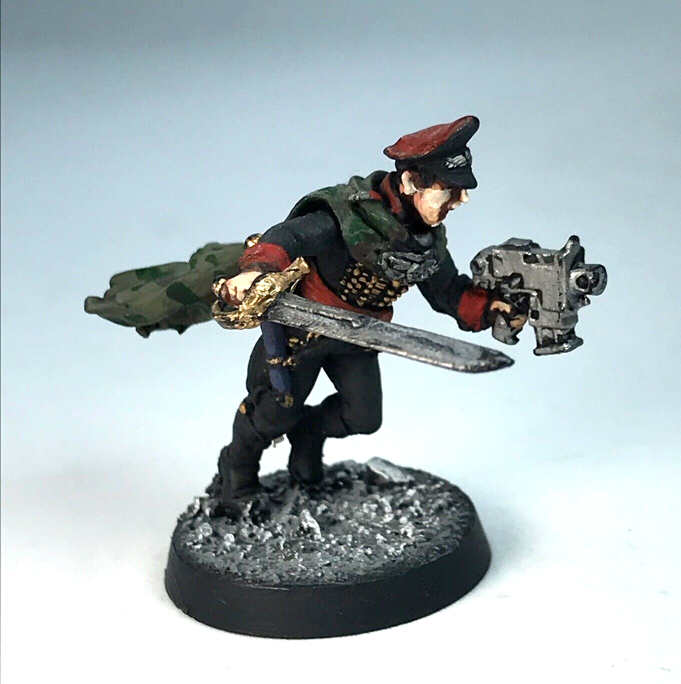 Tanith Gaunts Ghost Commander Imperial Guard - Warhammer 40K Metal Classic X5019