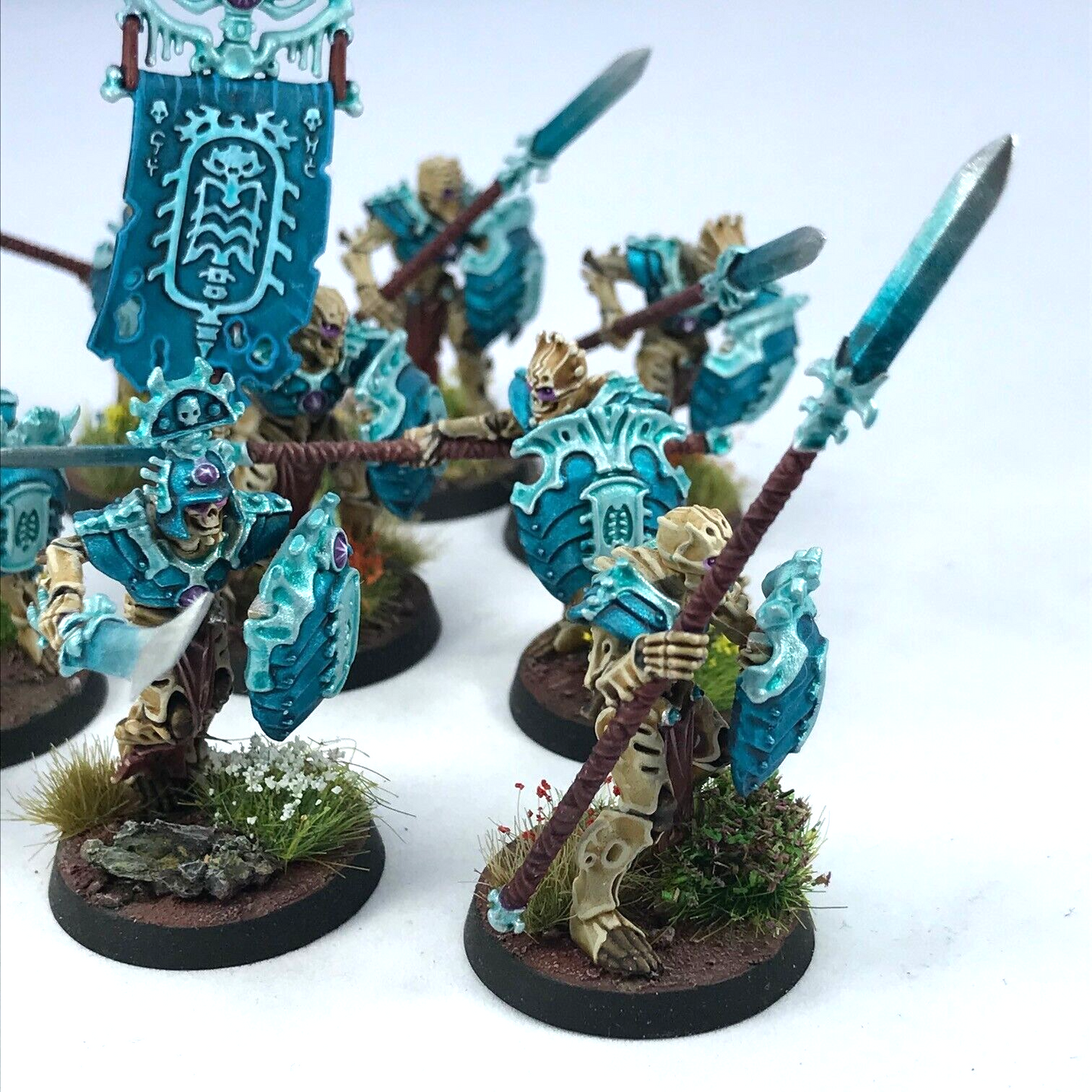 Mortek Guard Ossiarch Bonereapers - Painted - Warhammer Age of Sigmar C3729