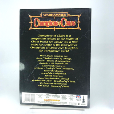 Champions of Chaos Supplement - Warhammer Fantasy Games Workshop M817