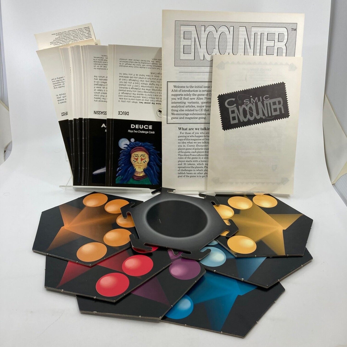 Cosmic Encounter Mayfair Games Board Game - Unsure if Complete W145