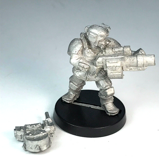 Imperial Guard Kasrkin Stormtrooper Grenade Launcher - Warhammer 40K Metal X2010