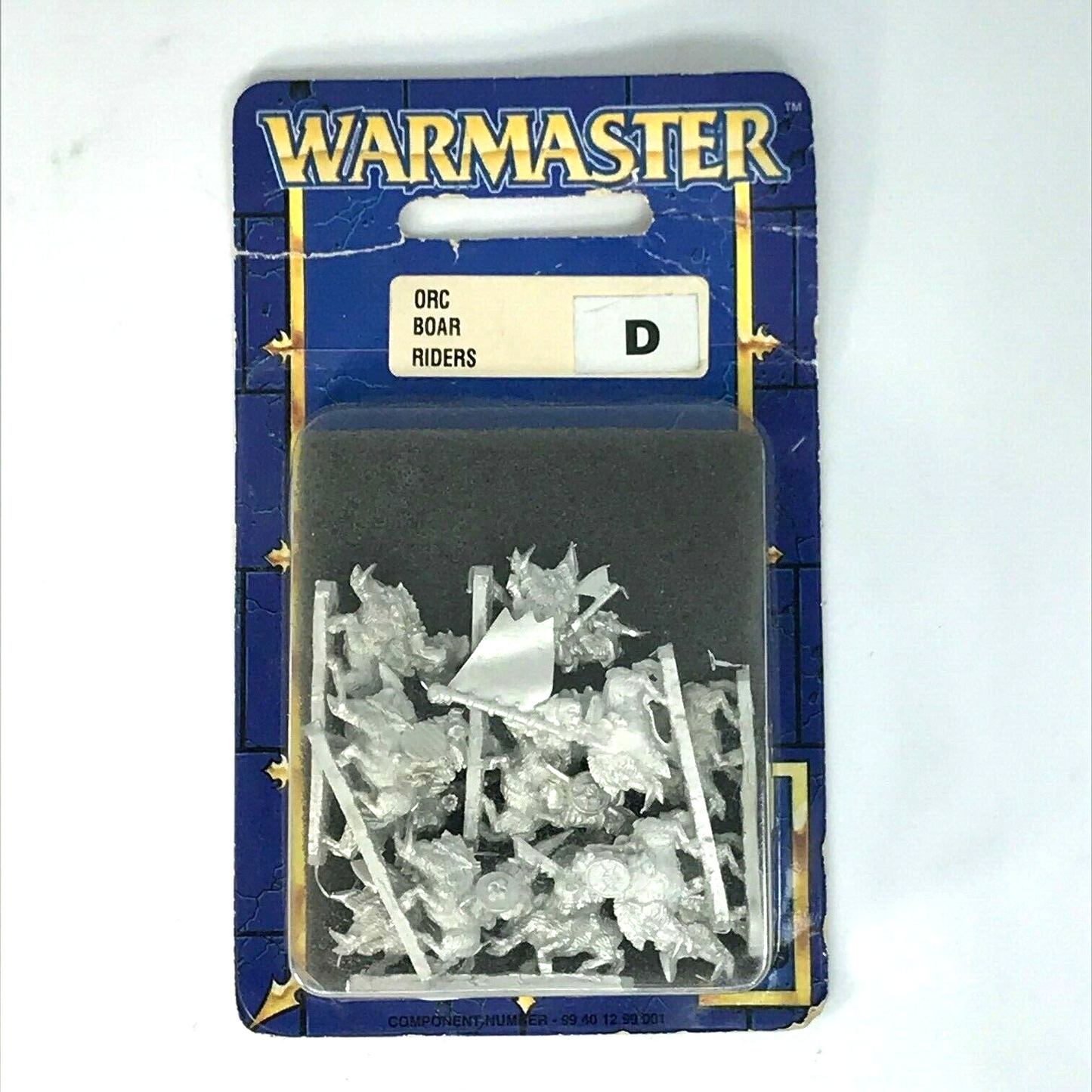 Metal Orc Boar Rider Boys Warmaster Blister - OOP - Warmaster Warhammer C2328