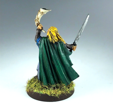 Lothlorien Wood Elf Hornblower LOTR - Warhammer / Lord of the Rings Metal X5711